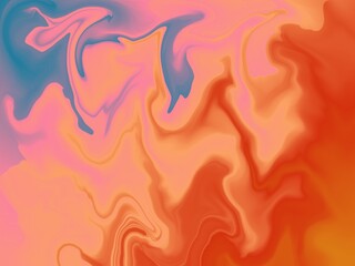 Liquify Abstract Pattern design of 6 colors combination. Soft colorful background, design for Mobile applications.