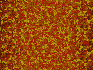 Autumn background leaves red, orange, brown banner
