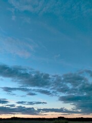 Obraz premium sky after sunset