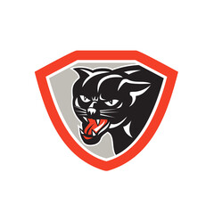 Black Cat Panther Head Shield