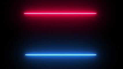 Neon Tubes Title sign, neon background, party poster, fluorescent 3d render, advertising render, blue, inscription banner, light illuminated, lamp title tube, night, art illustration, template design