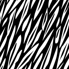 black and white skin