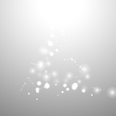 silver background bokeh bling snow flake confetti