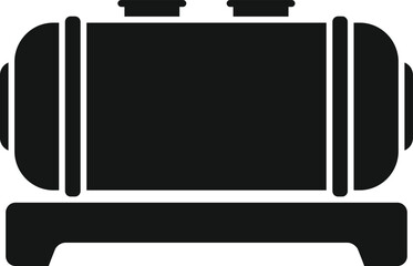 Making eating icon simple vector. Milk factory. Cow food