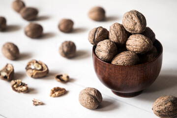 healthy walnuts on the table