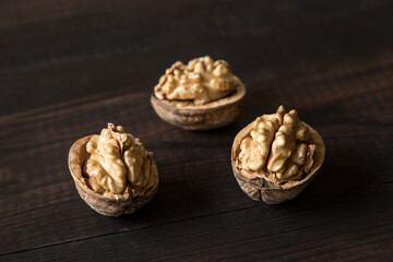 healthy walnuts on the table