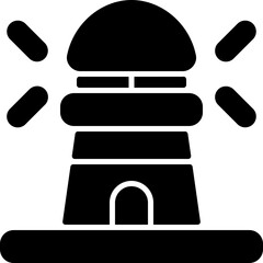lighthouse solid icon