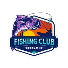fishing emblem outdoor