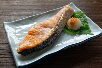 鮭の塩焼き