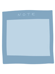 Blue Sticky Note
