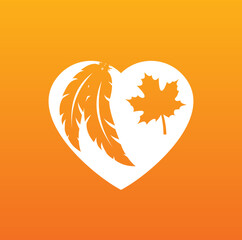 Every Child Matters Logo. National Day of Truth and Reconciliation. Orange Shirt Day of Canada. September 30. Vector Illustration Icon.