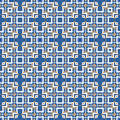 Fototapeta premium Geometric pattern. Seamless vector background. Ethnic graphic design.