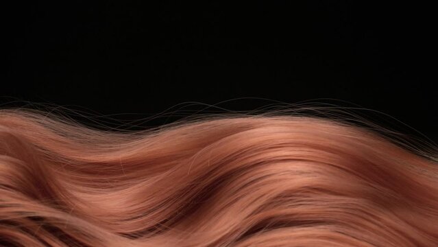Super Slow Motion Shot of Waving Brown Hair at 1000 fps.