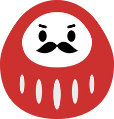 赤いだるまのアイコン