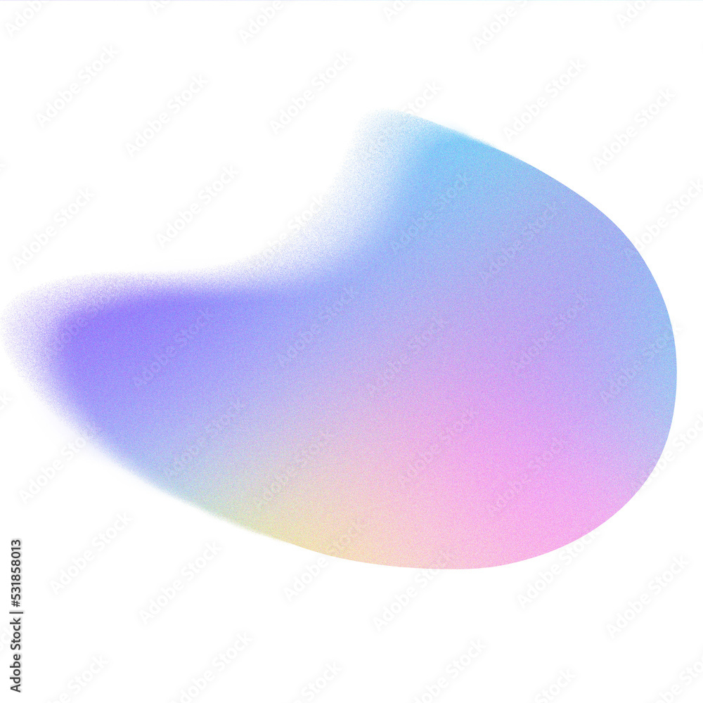 Poster abstract pastel neon blurred motion grainy gradient on transparent background