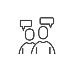 Consultant chat line icon