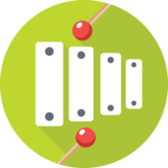 Xylophone Vector Icon 