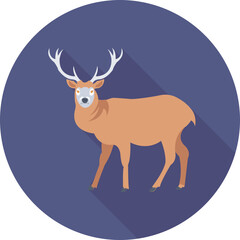 Reindeer Vector Icon