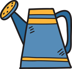 Hand Drawn watering pot illustration © toonsteb