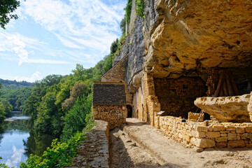 Site troglodytique en Dordogne