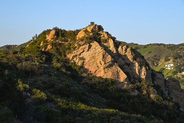 Fototapeta na wymiar Red Rock Canyon, Topanga State Park