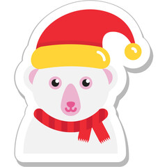 Santa Claus Colored Vector Icon 