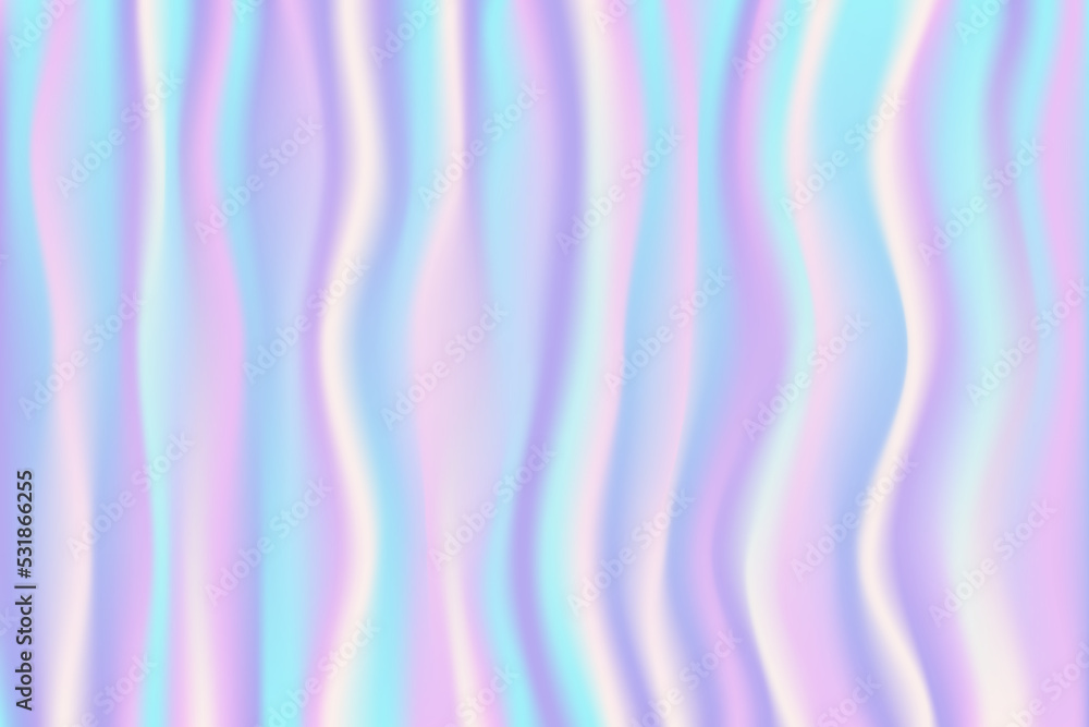 Poster holographic striped gradient background. iridescent neon texture with abstract pattern. rainbow unic