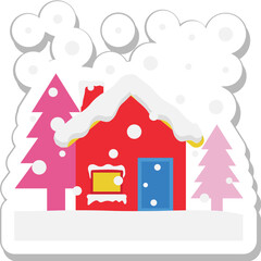 Christmas Season Colored Vector Icon 