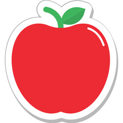Apple Colored Vector Icon 