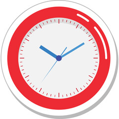 Clock Colored Vector Icon 