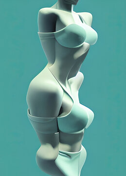 Body dysmorphic disorder, conceptual illustration