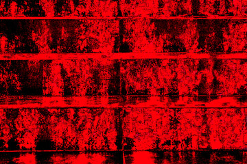 Red dark spotted steps as abstract background
