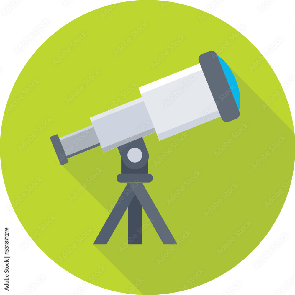 Canvas Prints telescope vector icon