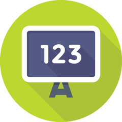 Chalkboard Vector Icon 