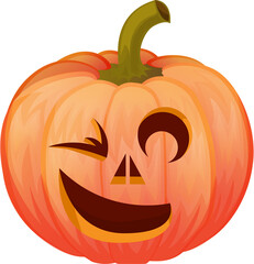 halloween pumpkin element