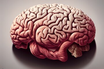 illustration of conceptual picture of a brain