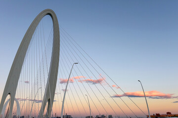 cable-stayed bridge over river yongding 