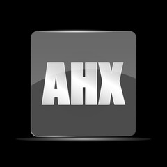 AHX File Icon, Flat Design Style