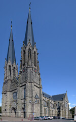 Fototapeta na wymiar Eglise Saint Martin de Sarralbe en Moselle