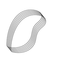 Modern Abstract Monoline