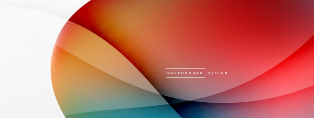 Fluid color abstract background. Liquid gradients, wave pattern. Trendy techno business template for wallpaper, banner, background or landing