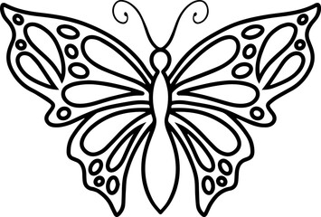 Illustration Butterfly Hand Drawn