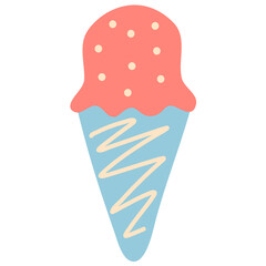 Hand drawn ice cream