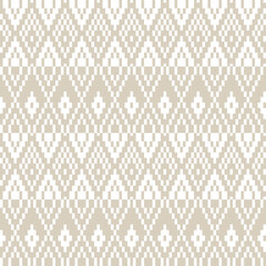 Argyle Fair Isle Seamless Pattern Design