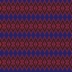 Argyle Fair Isle Seamless Pattern Design