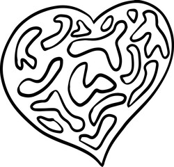 Hand Drawn Romantic Heart
