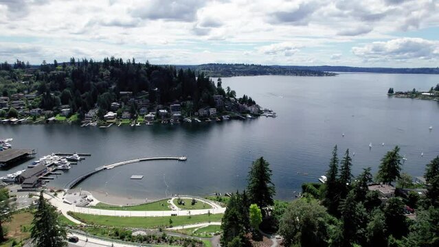 Meydenbauer Bay Beach Park Aerial View