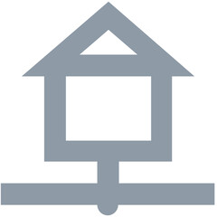 Home Network Vector Icon