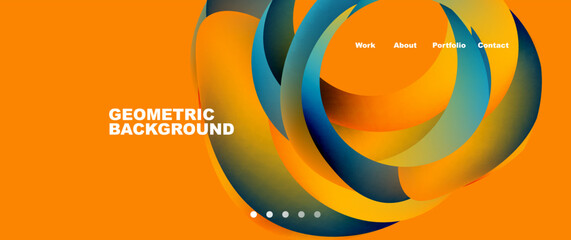 Liquid fluid shapes with flowin gradients abstract backgrounds. Vector illustration for wallpaper, banner, background, leaflet, catalog, cover, flyer