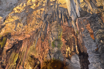 Inside Gibraltar caves